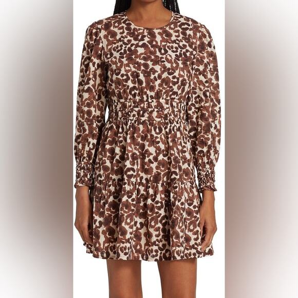 Baum und Pferdgarten Animal Print Arlette Fit-&-Flare Mini Dress Size EU 38 US 8 - Picture 3 of 14